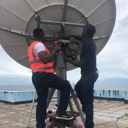 UNHCR LBRMO VSAT Maintenance. Monrovia Liberia